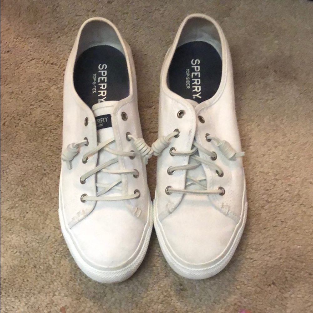 Sperry white sneakers